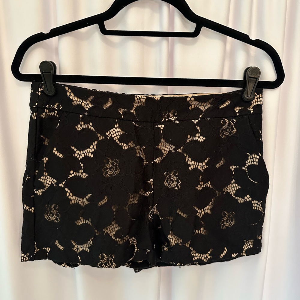 Express Women’s Chic Black Lace Shorts